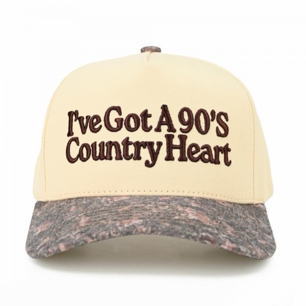 C.C Cream & Camp Hat "I've Got A 90's Country Heart"